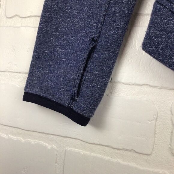 THE north face vintage warm blue small hoodie cardigan soft and comfortable - Picture 3 of 16